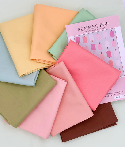Summer Pop Quilt Kit in Sweet Mint
