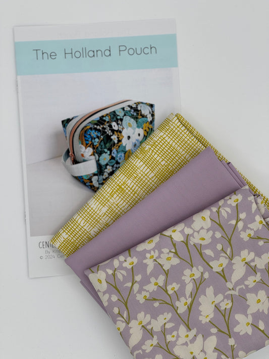 Holland Pouch Quilt Kit #2 with AGF's Fresh Linen