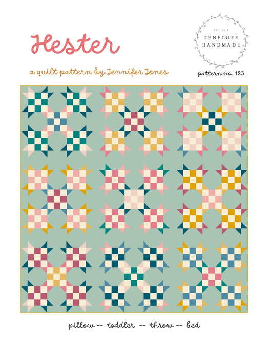 Hester Quilt Pattern (Paper) by Penelope Handmade