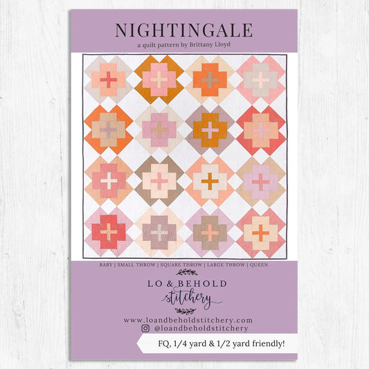 Nightingale Quilt Pattern (Paper) by Lo & Behold Stitchery