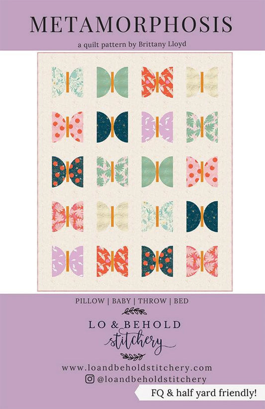Metamorphosis Quilt Pattern (Paper) by Lo & Behold Stitchery