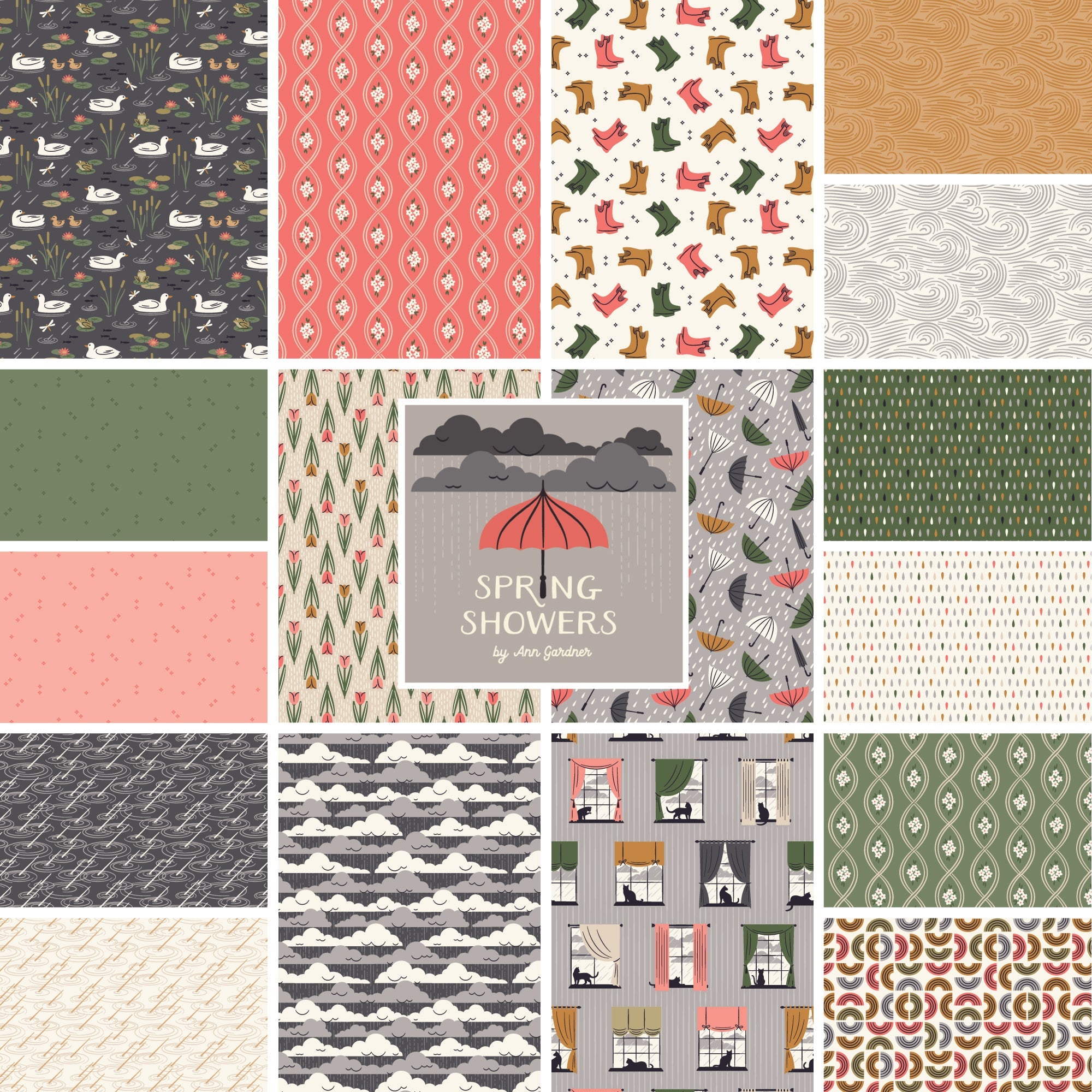 Spring Showers For Cloud 9 Fabrics
