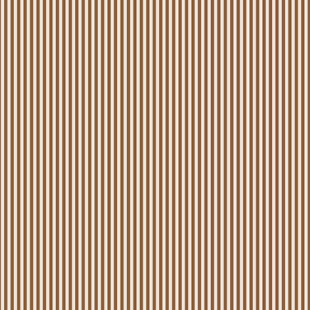 Evenly spaced vertical brown and ivory stripes create a simple, repetitive design on 100% cotton Riley Blake Designs-1/8in Stripe on Ivory Teddy Bear # C505R-TEDDYBEAR fabric.