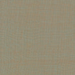 A close-up of Watercolor Wovens in Patina for Fableism, a 100% cotton fabric featuring a light brown and turquoise grid pattern with visible threads—ideal for patchwork projects.