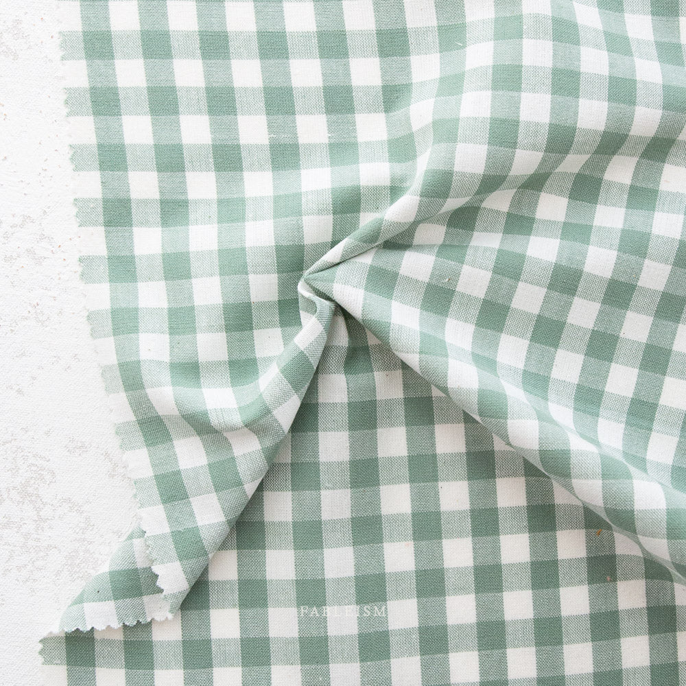 Fableism Camp Gingham in Scout Green