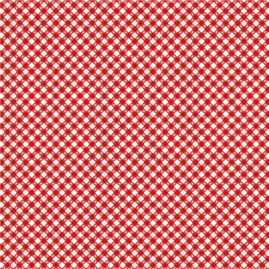 Poppie Cotton Gingham Picnic in Napkin Red